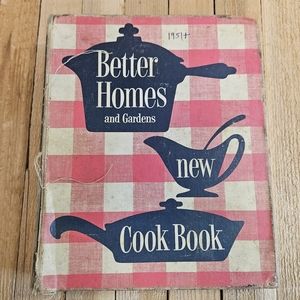 BETTER HOME AND GARDENS NEW COOK BOOK - C. 1951 - VINTAGE 5 RING BINDER